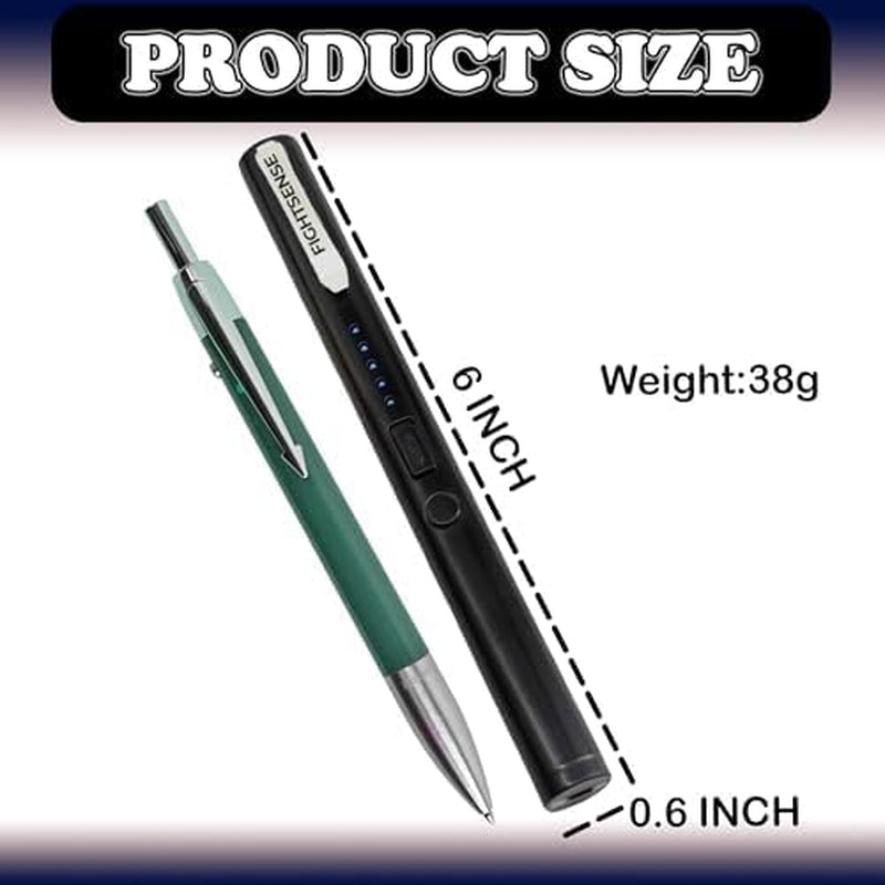 Pen Stun Gun for Self Defense Battery Life Indicator, Belt Clip, Pen Flashlight Stun Gun for Women Self Defense